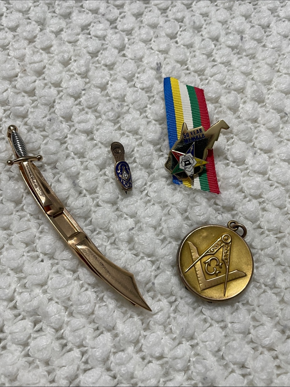 Vintage Lot of 4 Society Memorabilia